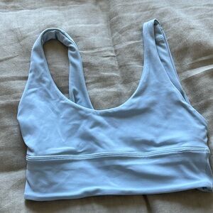 Lululemon sports bra size 6 baby blue
